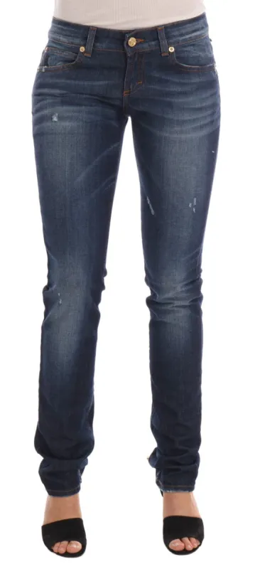 Stylish Skinny Low Rise Denim Jeans sold by Louxly