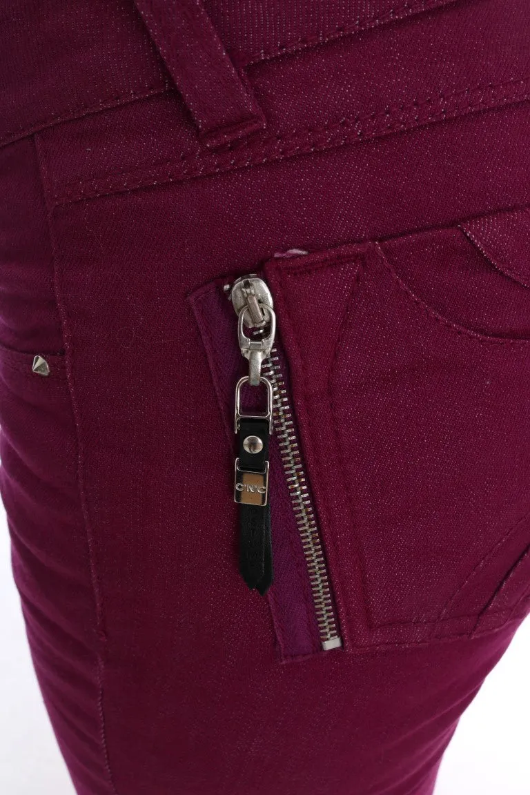 Elegant Purple Super Slim Jeans sold by Louxly product image thumbnail 4