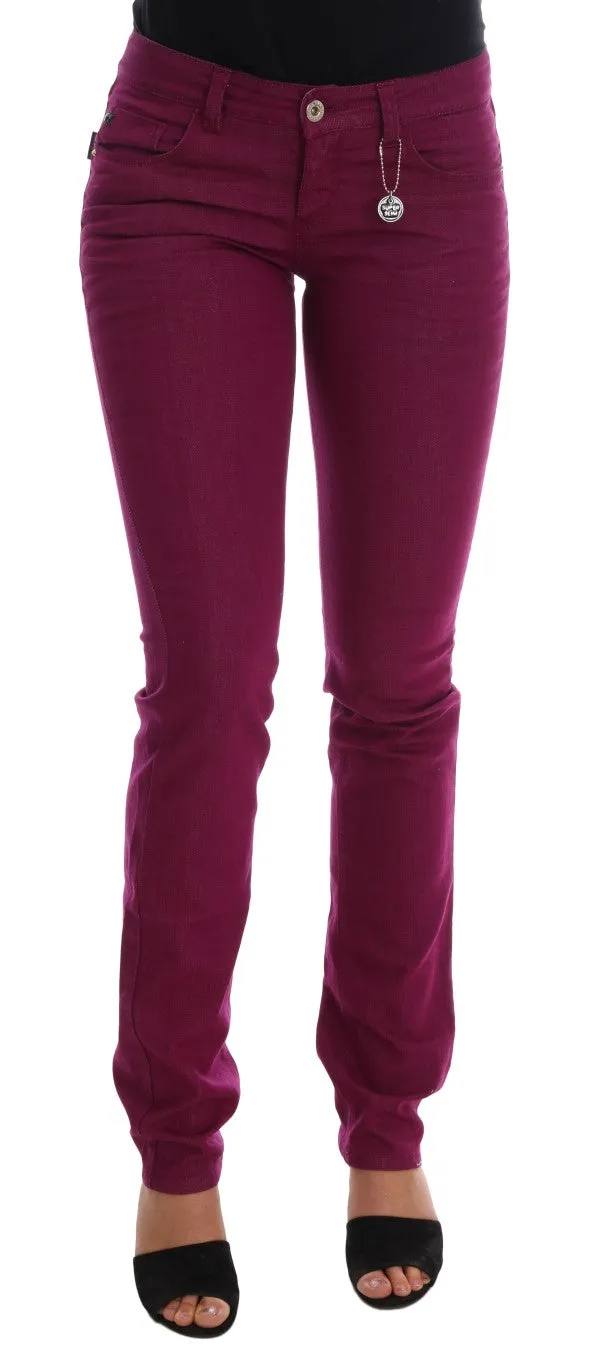 Elegant Purple Super Slim Jeans sold by Louxly