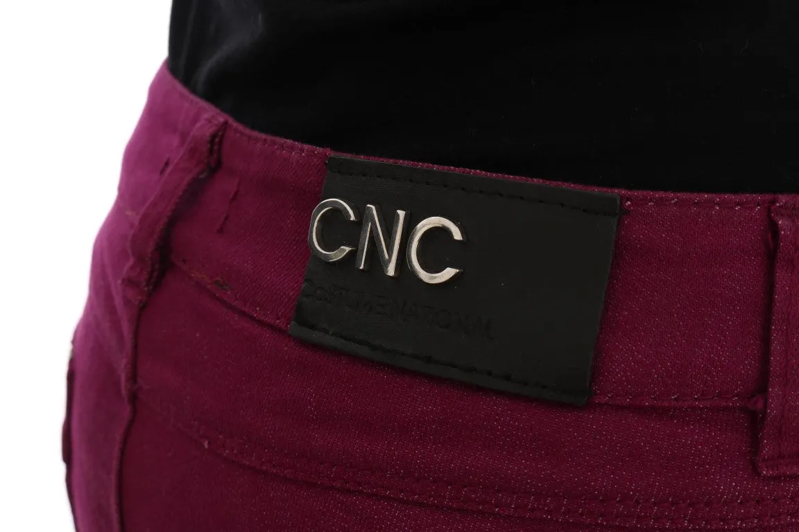 Elegant Purple Super Slim Jeans sold by Louxly product image thumbnail 5
