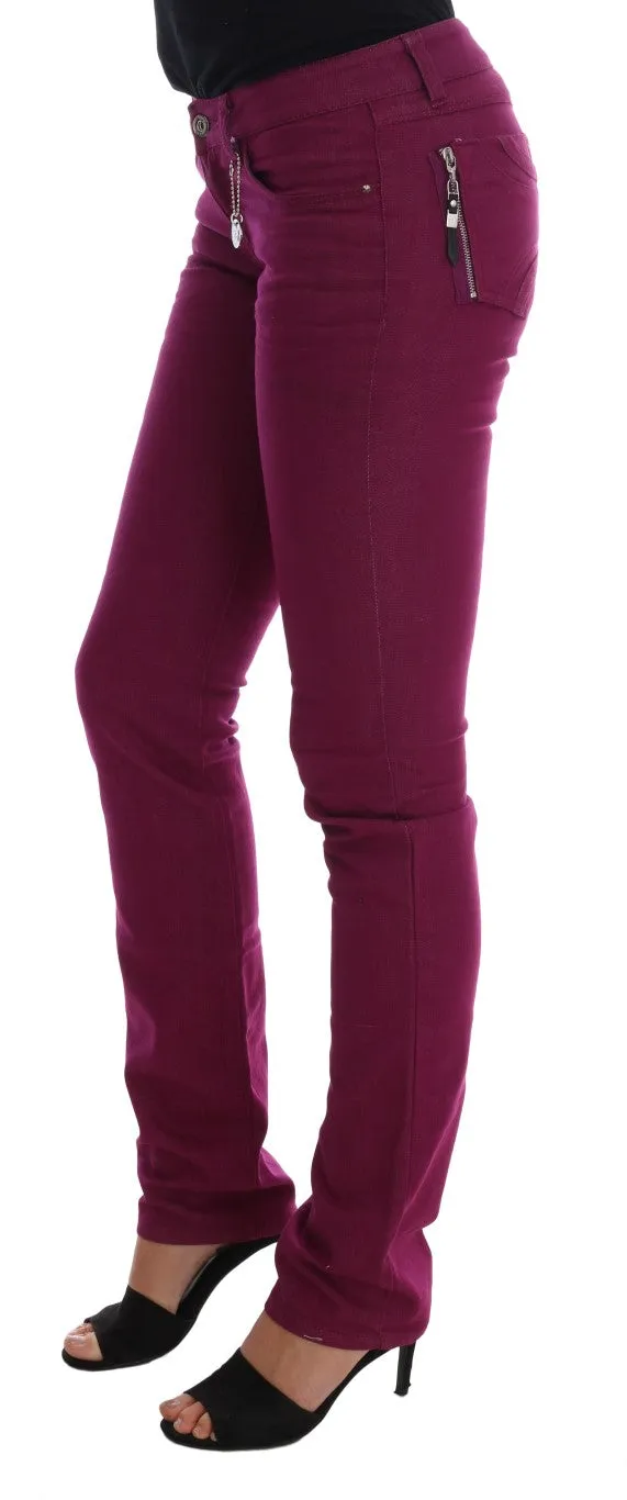 Elegant Purple Super Slim Jeans sold by Louxly product image thumbnail 2