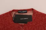 Red Wool Cardigan Sweater sold by Louxly