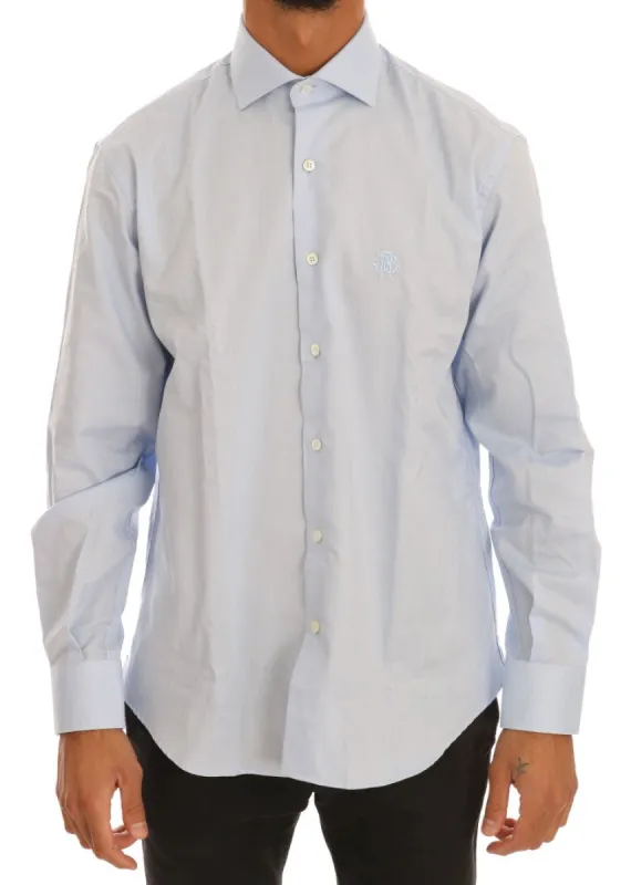 Light Blue Cotton Dress Shirt sold by Louxly