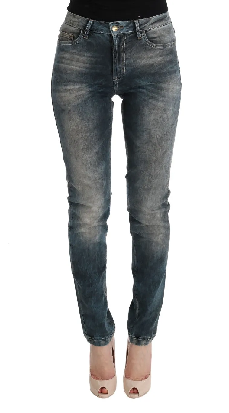 Chic Blue Wash Slim Fit Jeans sold by Louxly