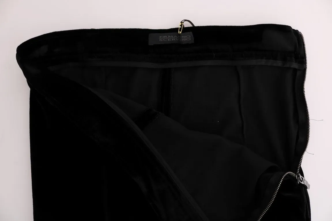 Sleek High-Waist Black Trousers sold by Louxly product image thumbnail 5