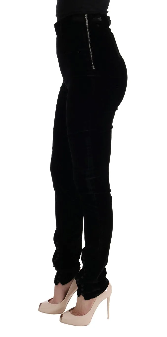 Sleek High-Waist Black Trousers sold by Louxly product image thumbnail 2