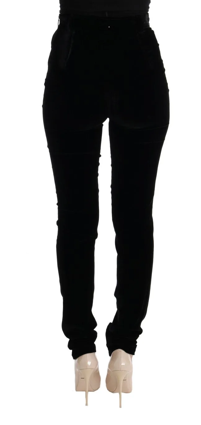 Sleek High-Waist Black Trousers sold by Louxly product image thumbnail 3