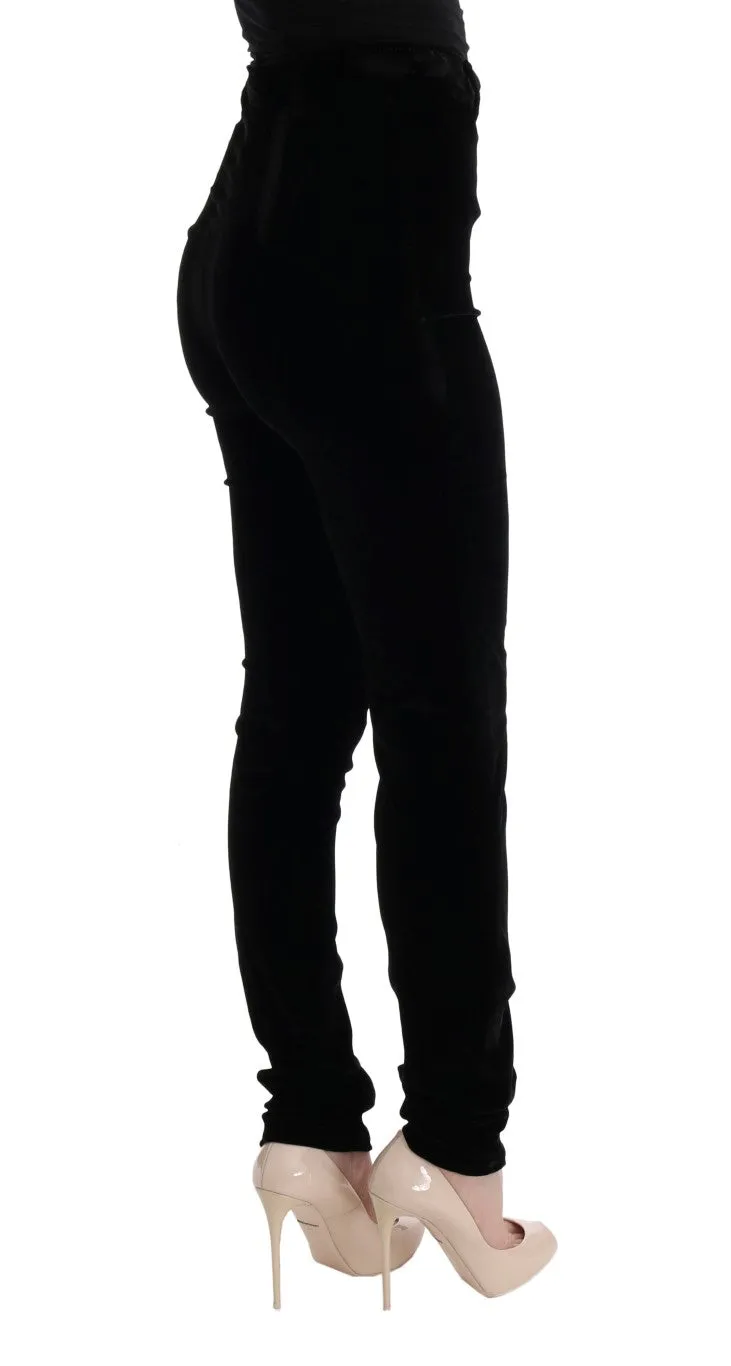 Sleek High-Waist Black Trousers sold by Louxly product image thumbnail 4