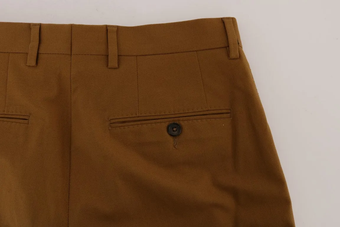 Elegant Brown Formal Trousers for Men sold by Louxly product image thumbnail 5