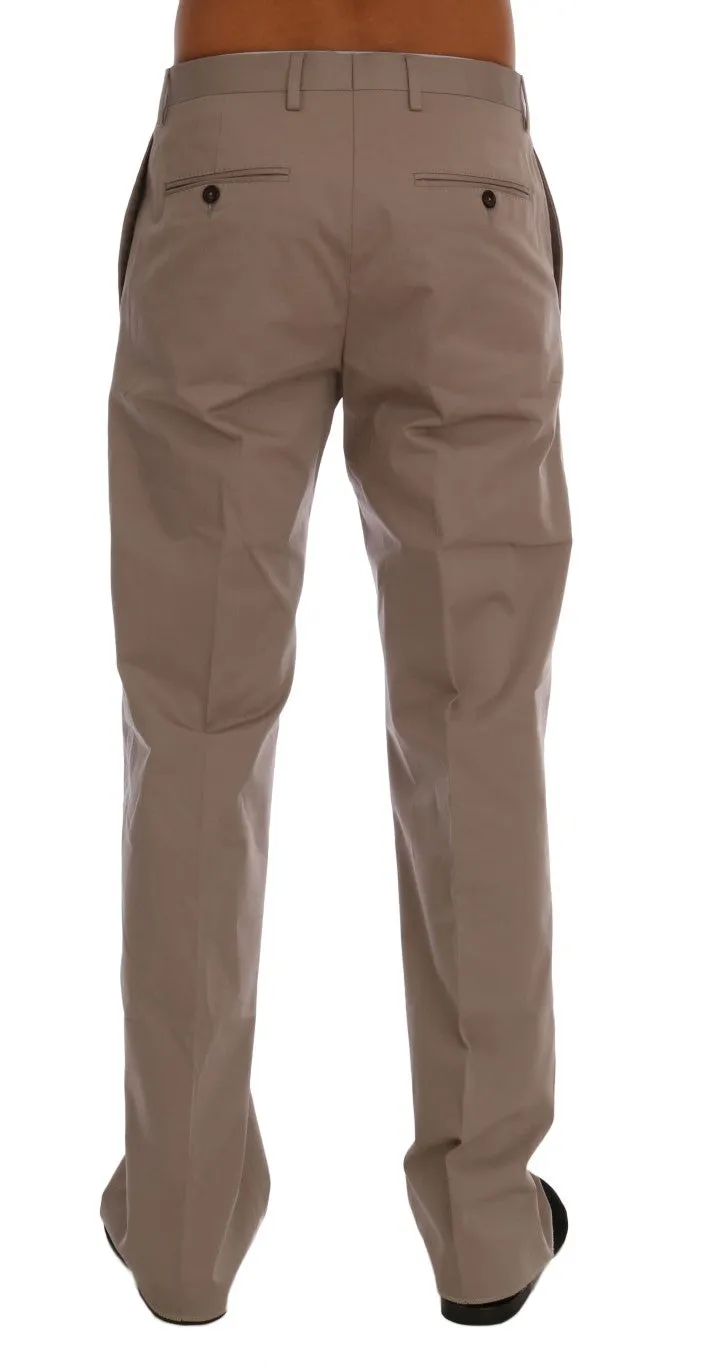 Chic Beige Chinos Casual Pants sold by Louxly product image thumbnail 3