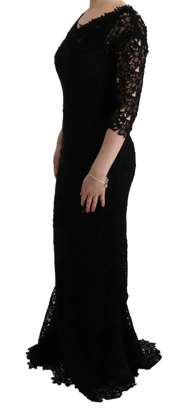 Elegant Black Sheath Dress with Silk Lining sold by Louxly product image thumbnail 2