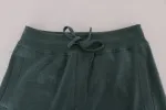 Elegant Green Cashmere Sport Pants sold by Louxly