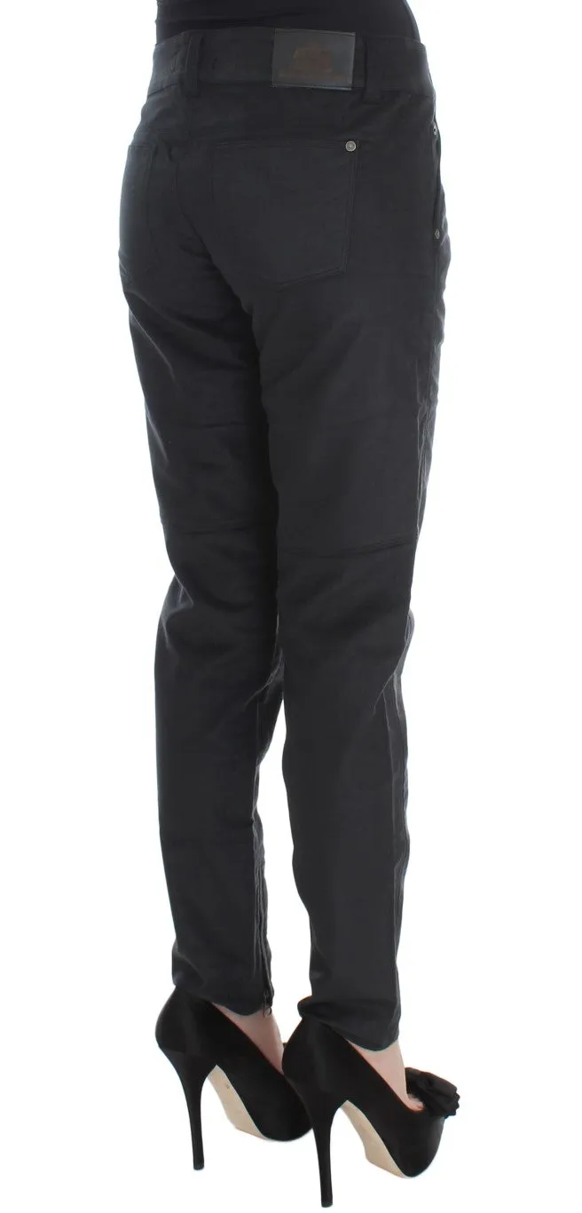 Chic Black Regular Fit Trousers sold by Louxly product image thumbnail 4