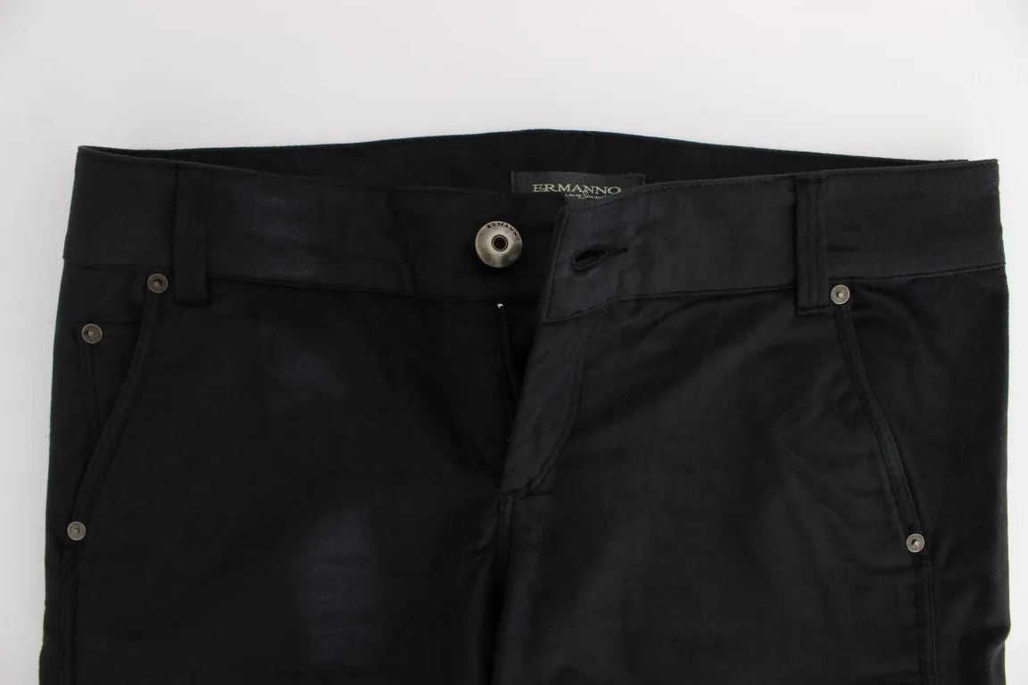 Chic Black Regular Fit Trousers sold by Louxly product image thumbnail 5