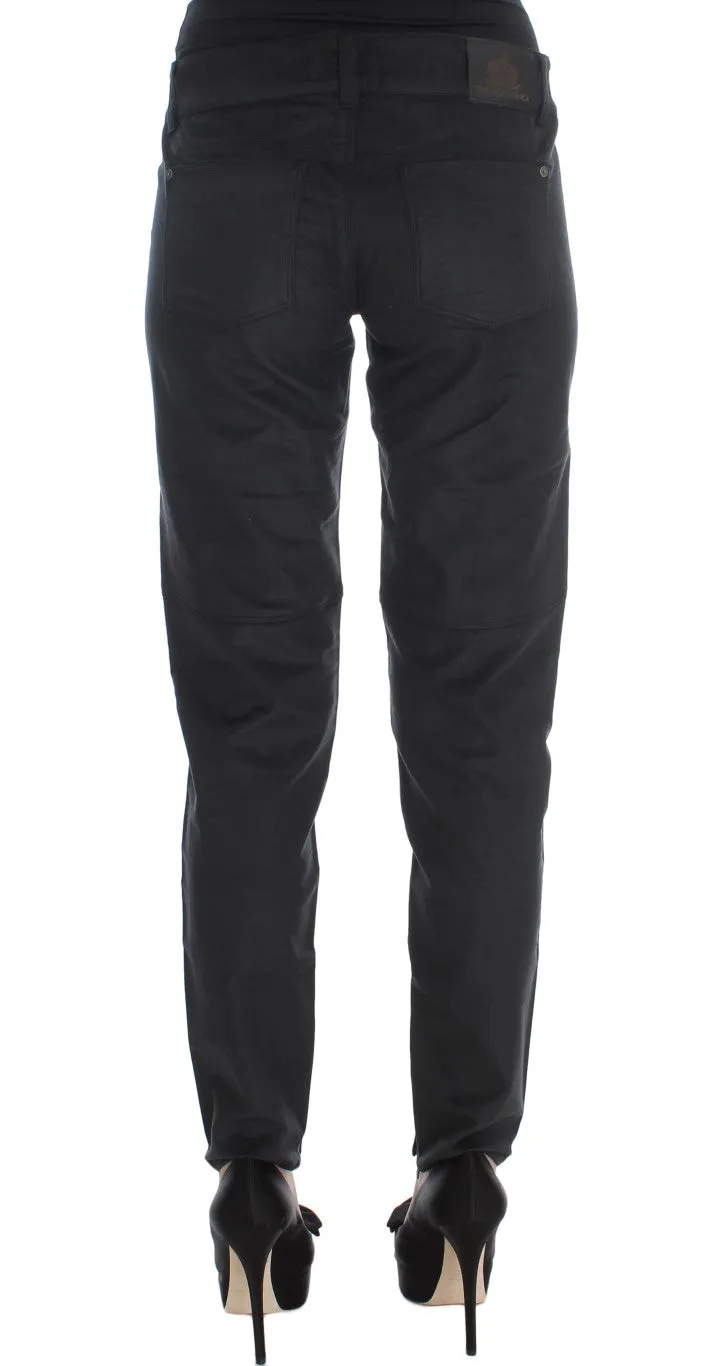 Chic Black Regular Fit Trousers sold by Louxly product image thumbnail 3