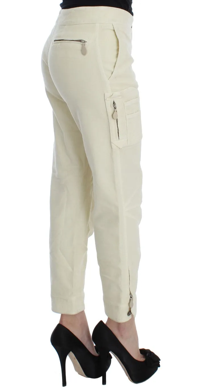 Beige Capri Cropped Chic Pants sold by Louxly product image thumbnail 4