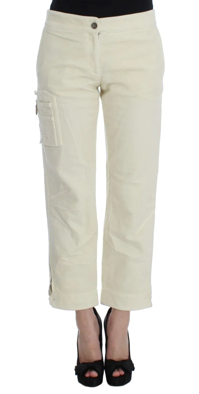 Beige Capri Cropped Chic Pants sold by Louxly