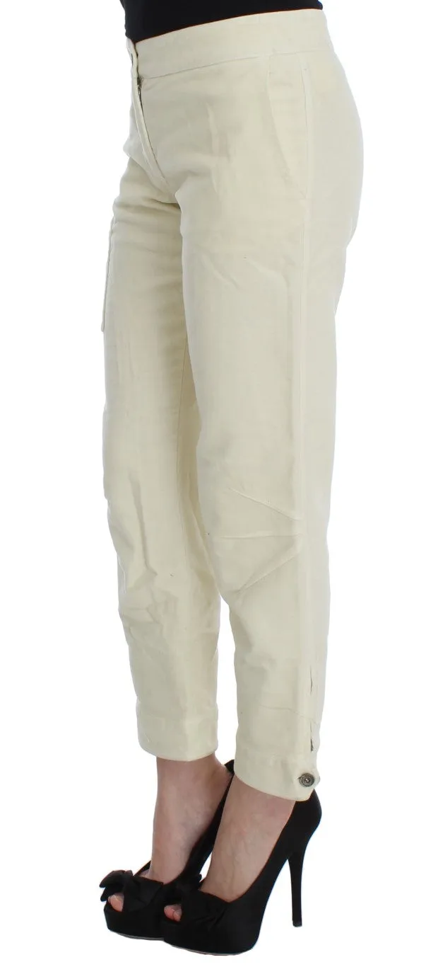 Beige Capri Cropped Chic Pants sold by Louxly product image thumbnail 2