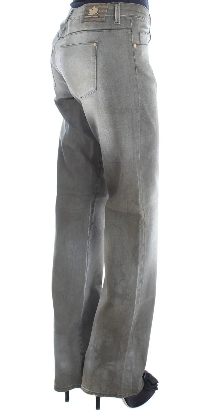 Chic Gray Wash Boyfriend Jeans sold by Louxly product image thumbnail 4