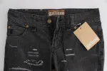 Chic Gray Wash Straight Fit Jeans sold by Louxly