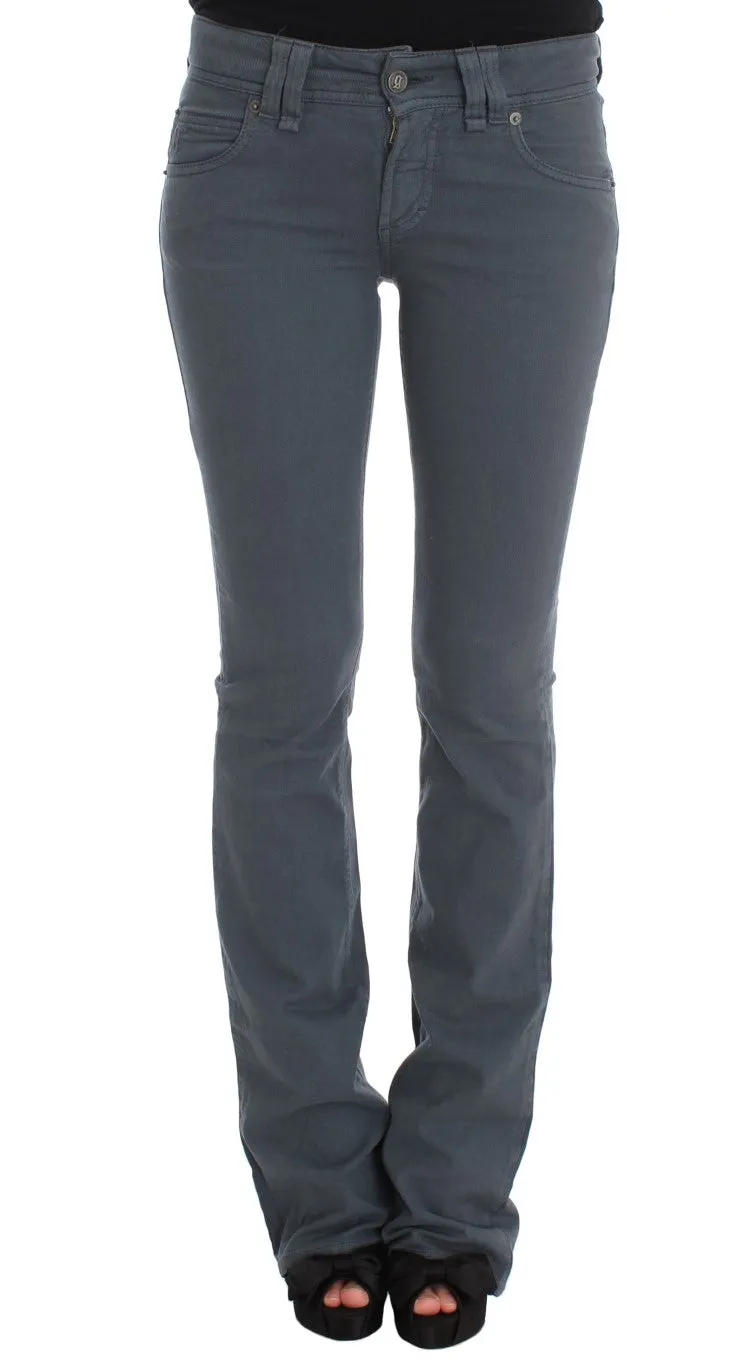 Elegant Slim Fit Bootcut Jeans sold by Louxly