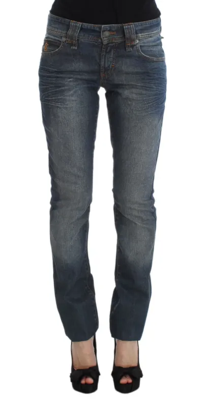 Chic Slim Fit Blue Jeans made by John Galliano