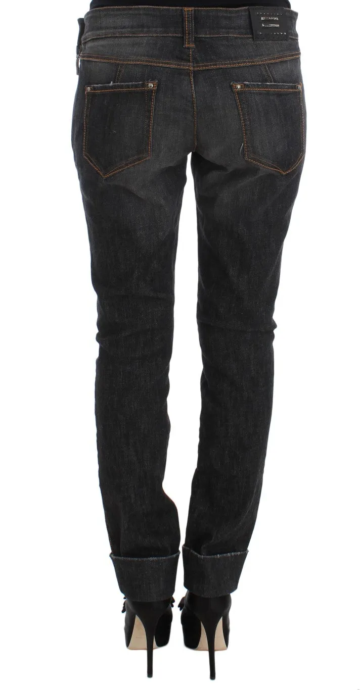 Chic Slim Fit Gray Wash Jeans sold by Louxly product image thumbnail 3