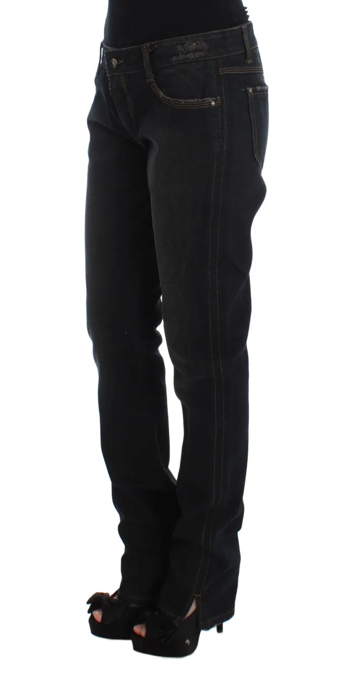 Chic Boyfriend Cotton Jeans - Blue sold by Louxly product image thumbnail 2