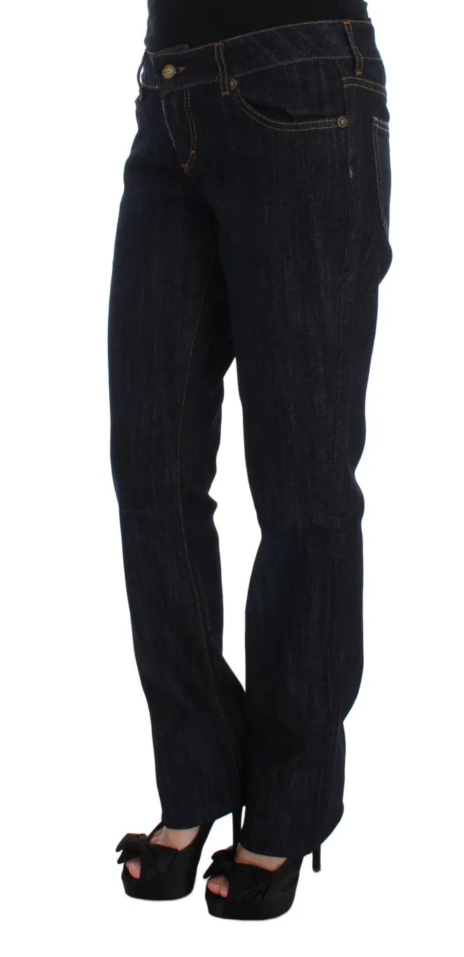 Chic Blue Straight Fit Designer Jeans sold by Louxly product image thumbnail 2