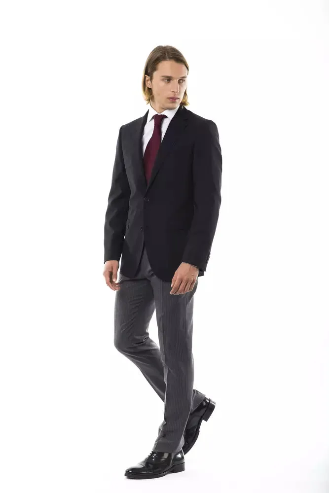 Black Wool Men Blazer sold by Louxly product image thumbnail 4