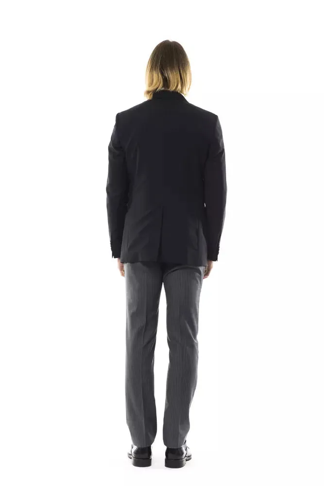 Black Wool Men Blazer sold by Louxly product image thumbnail 5