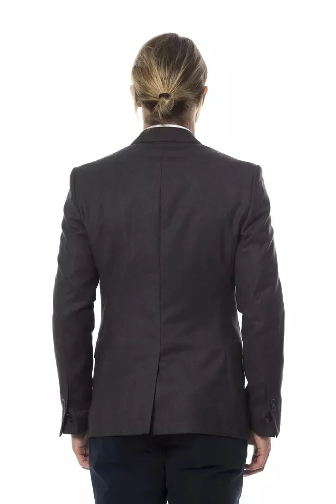 Gray Wool Mens Blazer sold by Louxly product image thumbnail 3