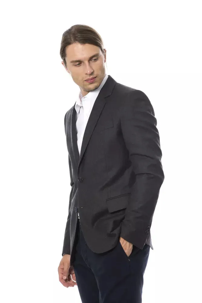 Gray Wool Mens Blazer sold by Louxly product image thumbnail 2