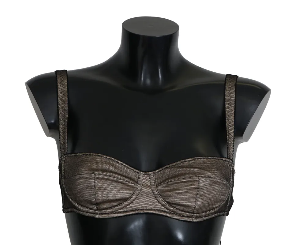 Elegant Brown Stretch Bra Womens Underwear sold by Louxly