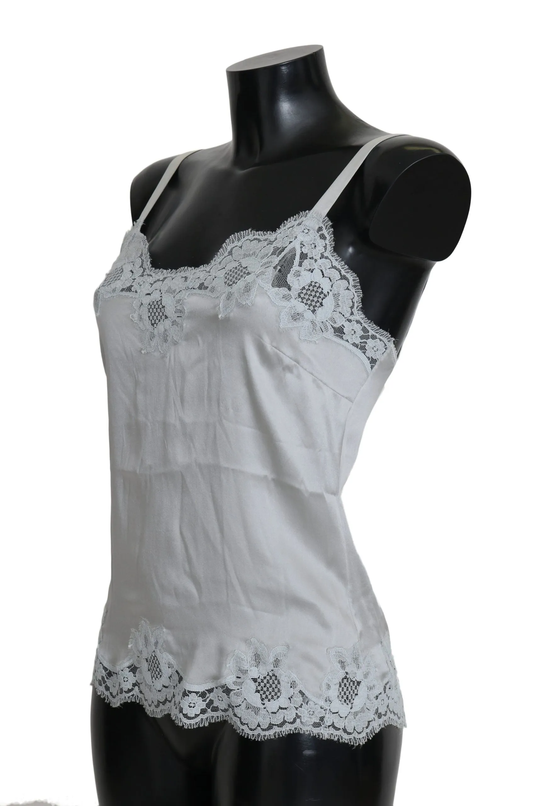 Silk Stretch Floral Lace Chemise Dress sold by Louxly product image thumbnail 2