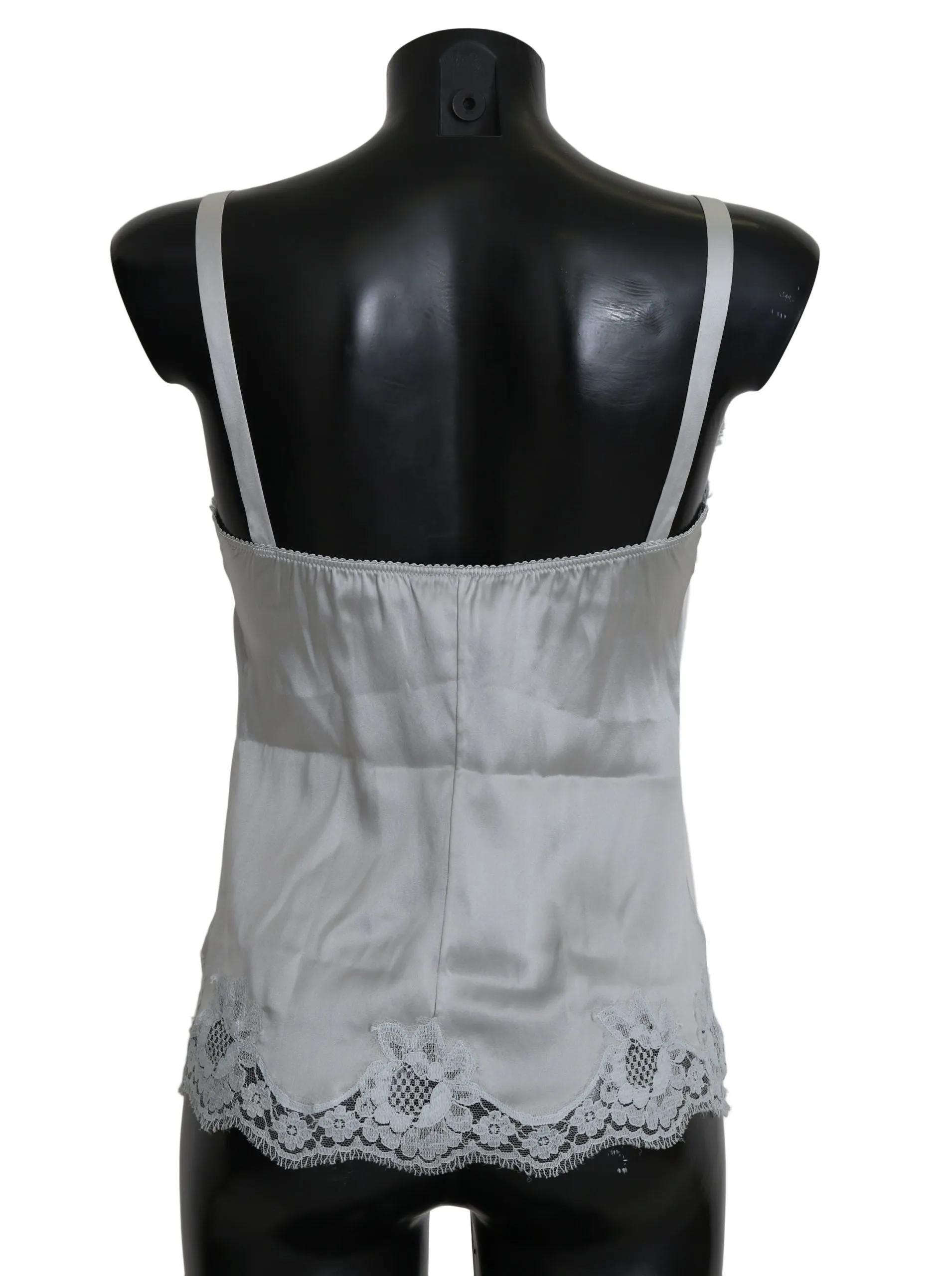 Silk Stretch Floral Lace Chemise Dress sold by Louxly product image thumbnail 3