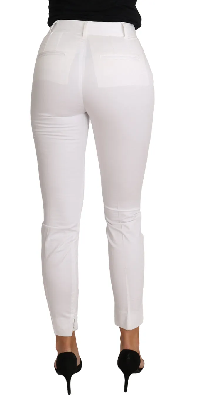 Chic White Slim Dress Pants sold by Louxly product image thumbnail 2
