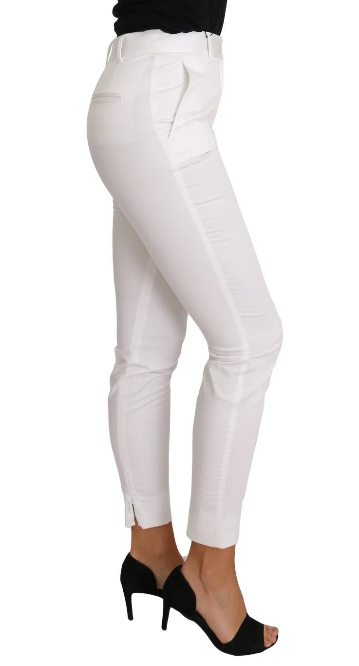Chic White Slim Dress Pants sold by Louxly product image thumbnail 4