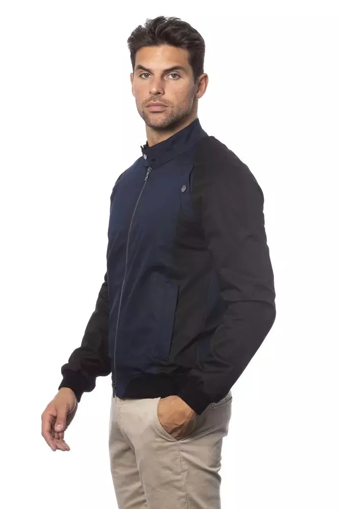 Blue Cotton Men Bomber Jacket sold by Louxly product image thumbnail 2