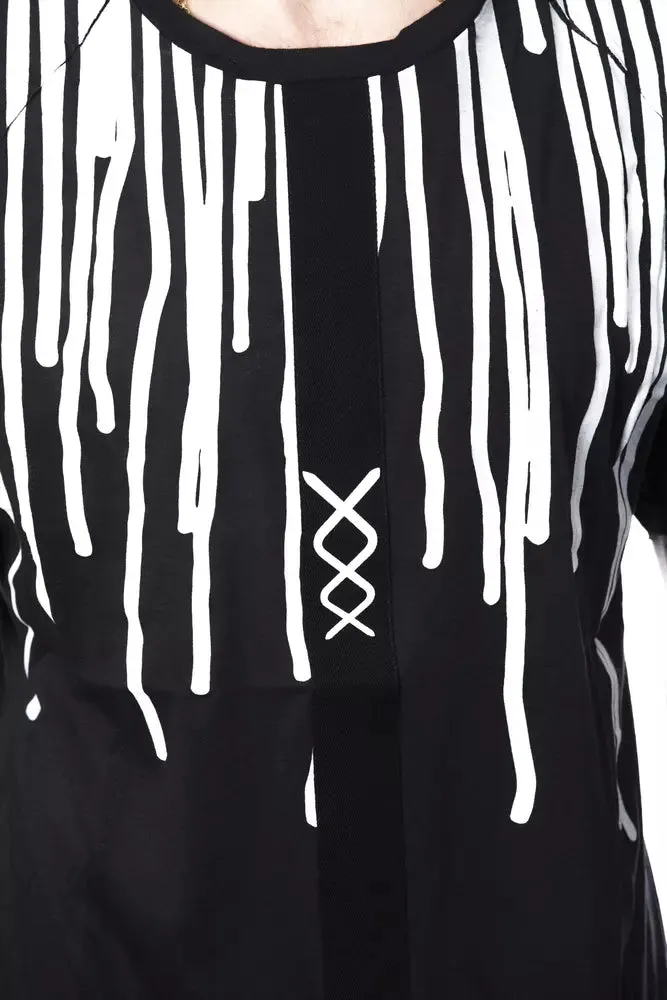 Black Cotton Men T-Shirt sold by Louxly product image thumbnail 4