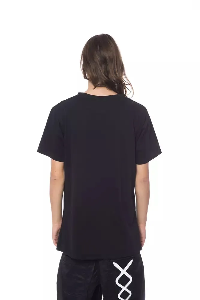 Black Cotton Men T-Shirt sold by Louxly product image thumbnail 3