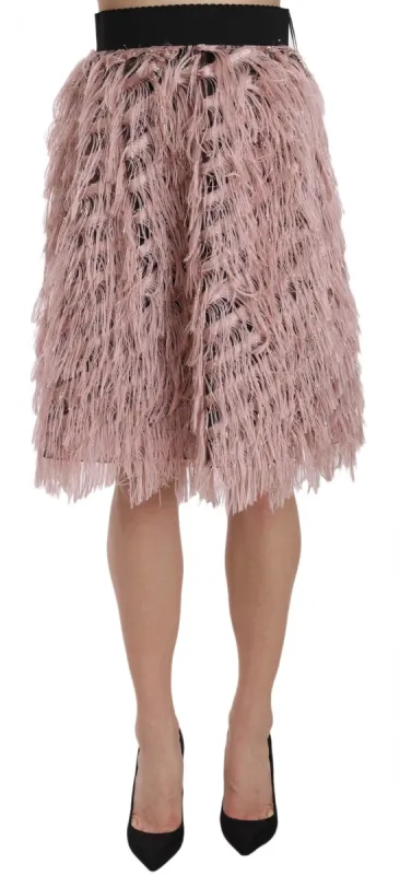 Wide Elastic Waist High Fashion Skirt sold by Louxly