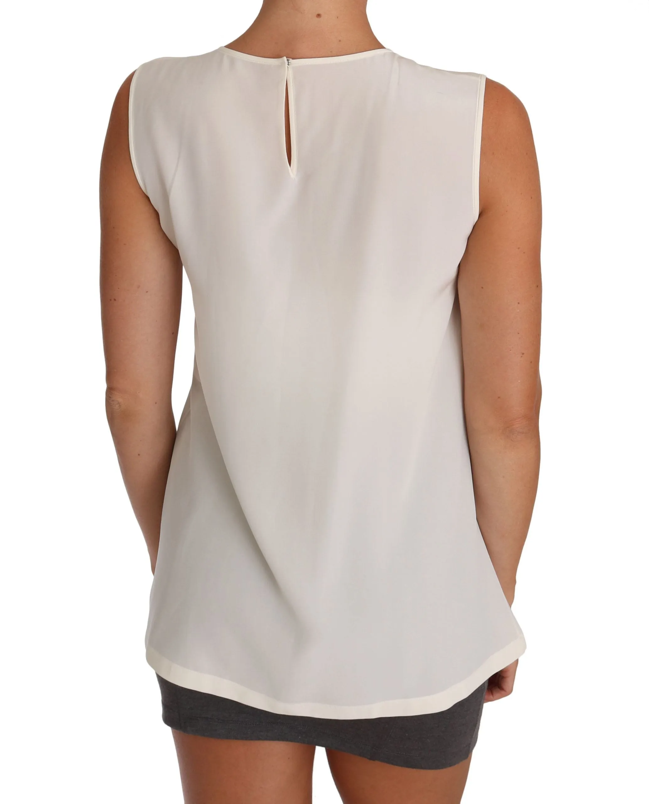 Enchanted Sequined Silk Sleeveless Top sold by Louxly product image thumbnail 2
