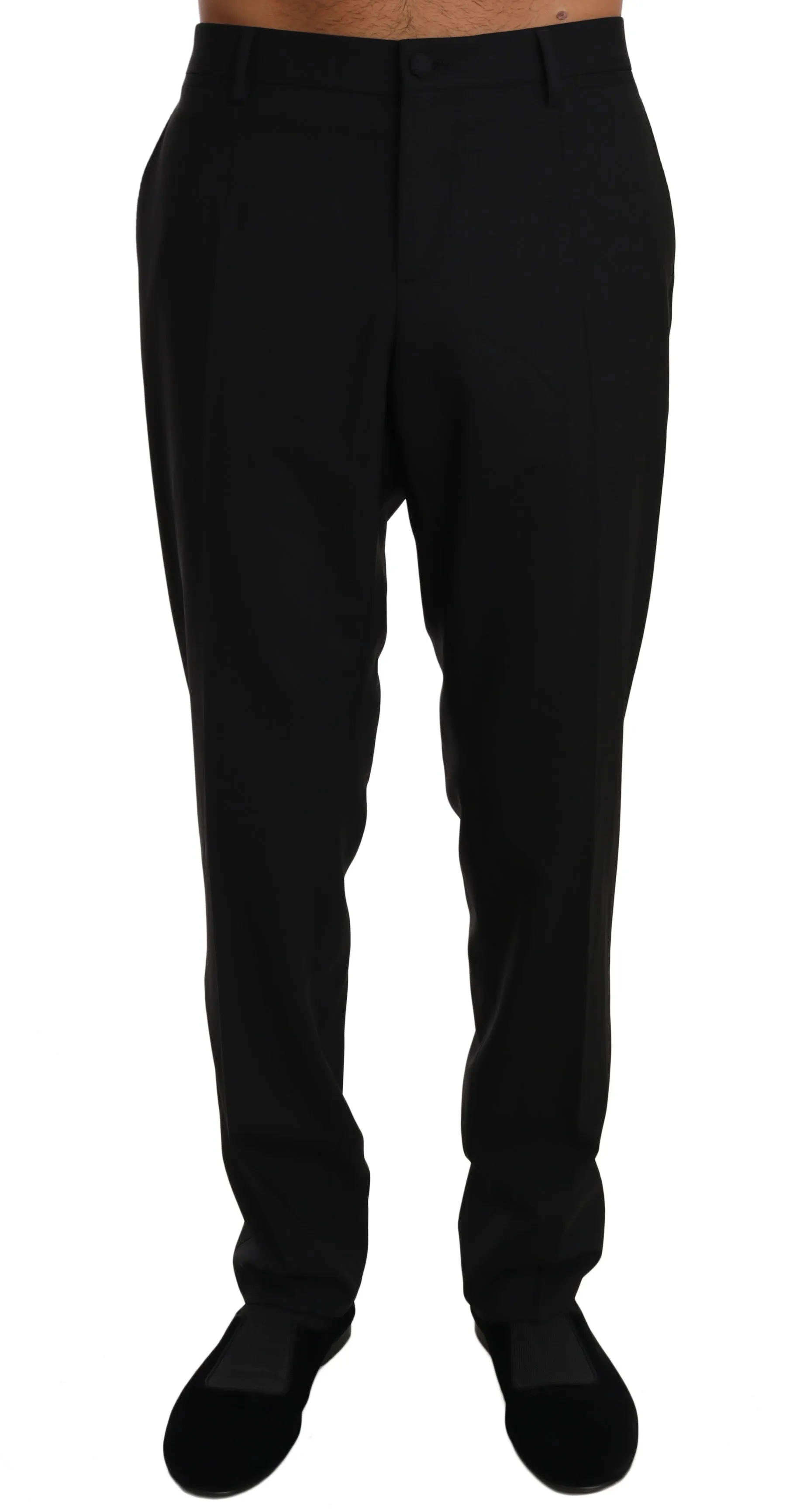 Elegant Formal Wool Blend Trousers sold by Louxly