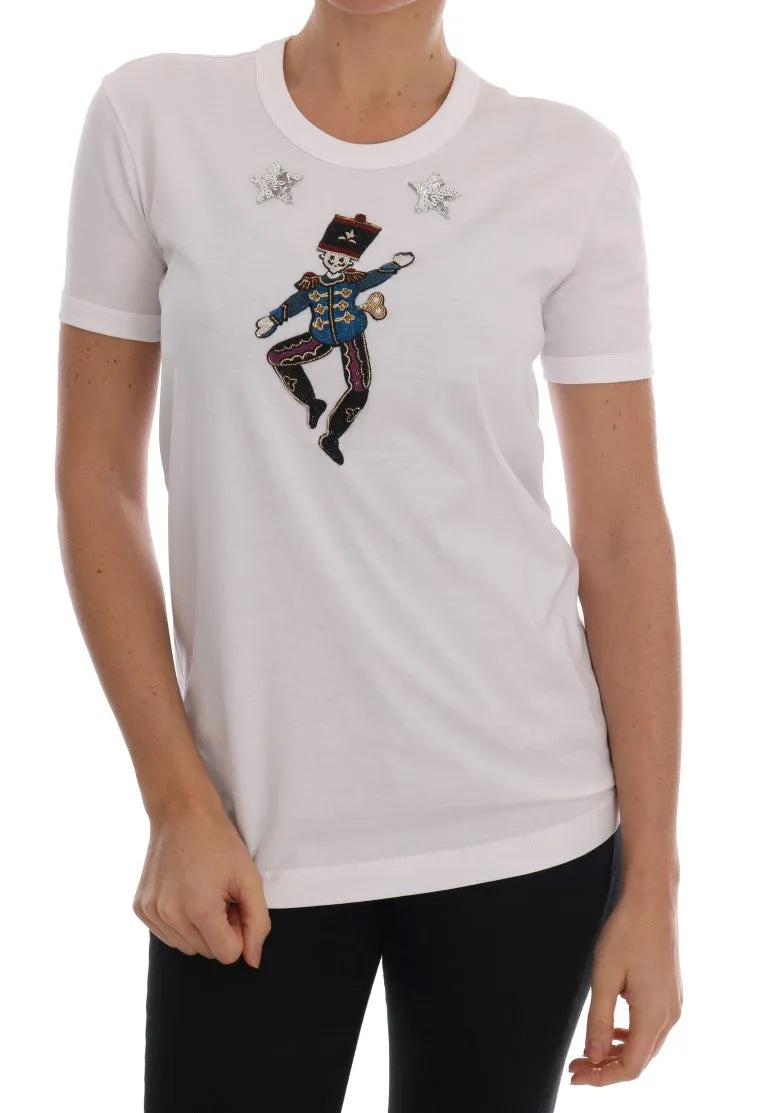 Sequined Fairy Tale Cotton T-Shirt sold by Louxly