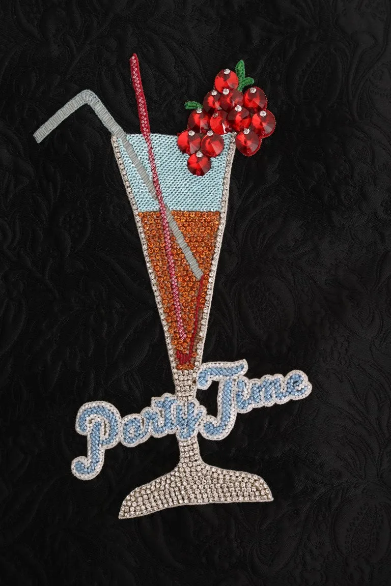 Enchanted Brocade Crystal Hooded Sweater sold by Louxly product image thumbnail 5