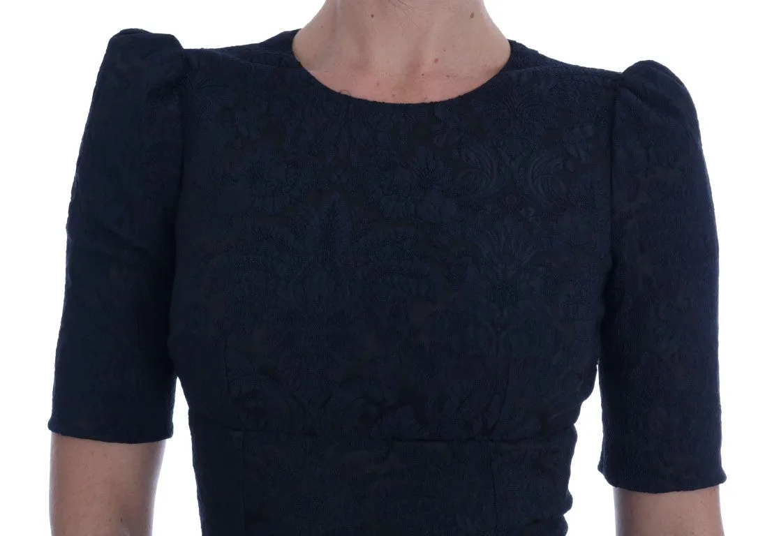 Floral Brocade Mini Flare Dress sold by Louxly product image thumbnail 4