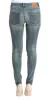 Chic Slim Skinny Blue Wash Denim sold by Louxly