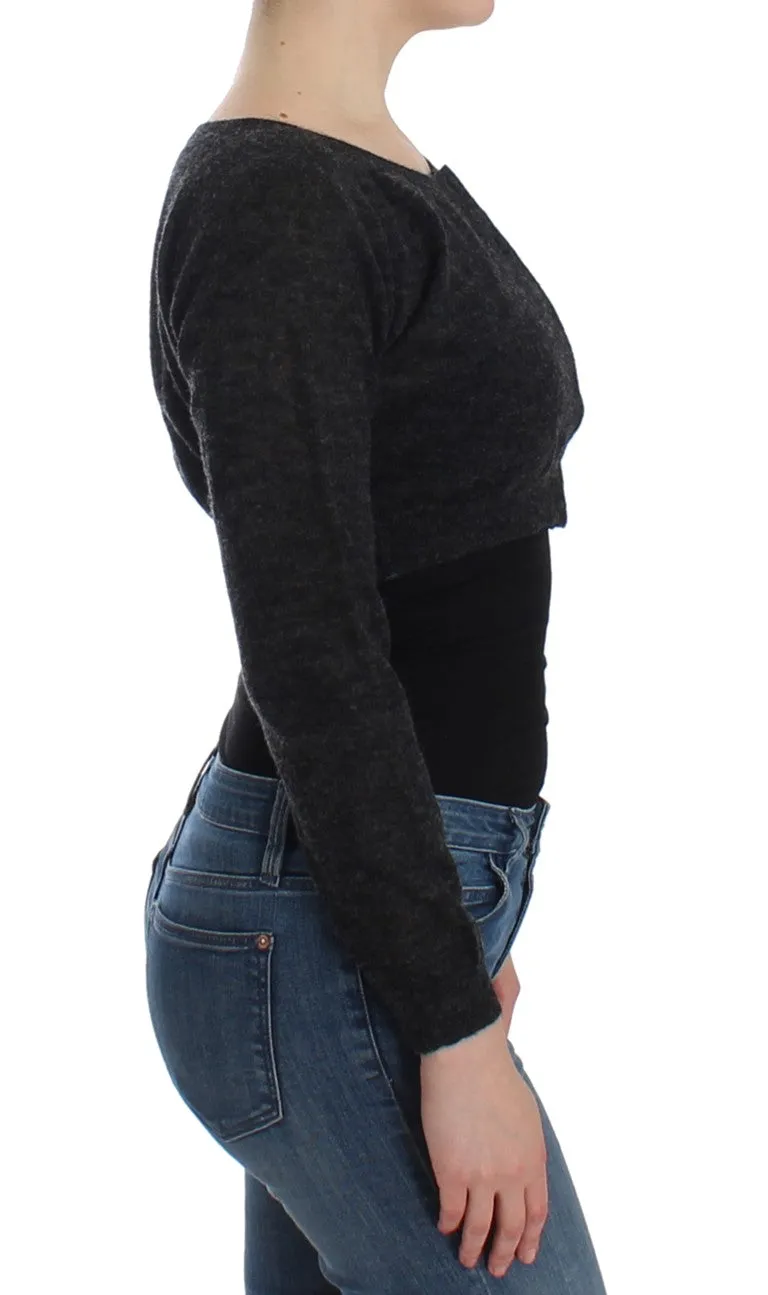 Chic Cropped Alpaca Wool Sweater sold by Louxly product image thumbnail 4