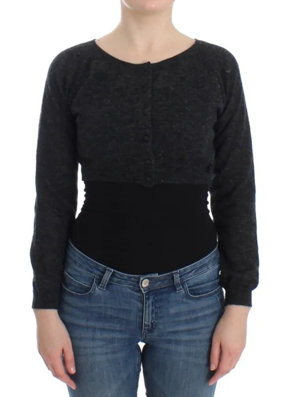 Chic Cropped Alpaca Wool Sweater sold by Louxly